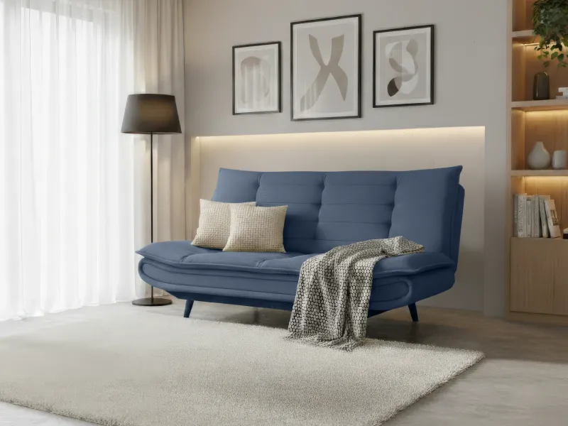 Oasis Sofa Cum Bed in Navy Blue